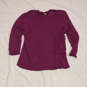 Jaclyn Smith Women's Magenta Blouse